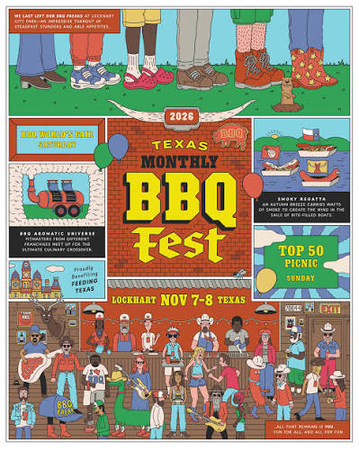 Sunday Nov 8th @ Texas Monthly BBQ Fest in Lockhart TX